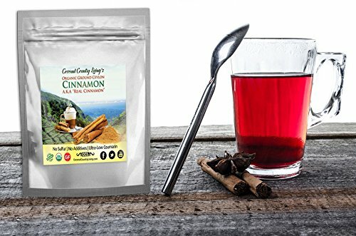 1 lb Organic Ceylon Cinnamon Powder Ground, Raw, True Cinnamon from Ceylon, Prem