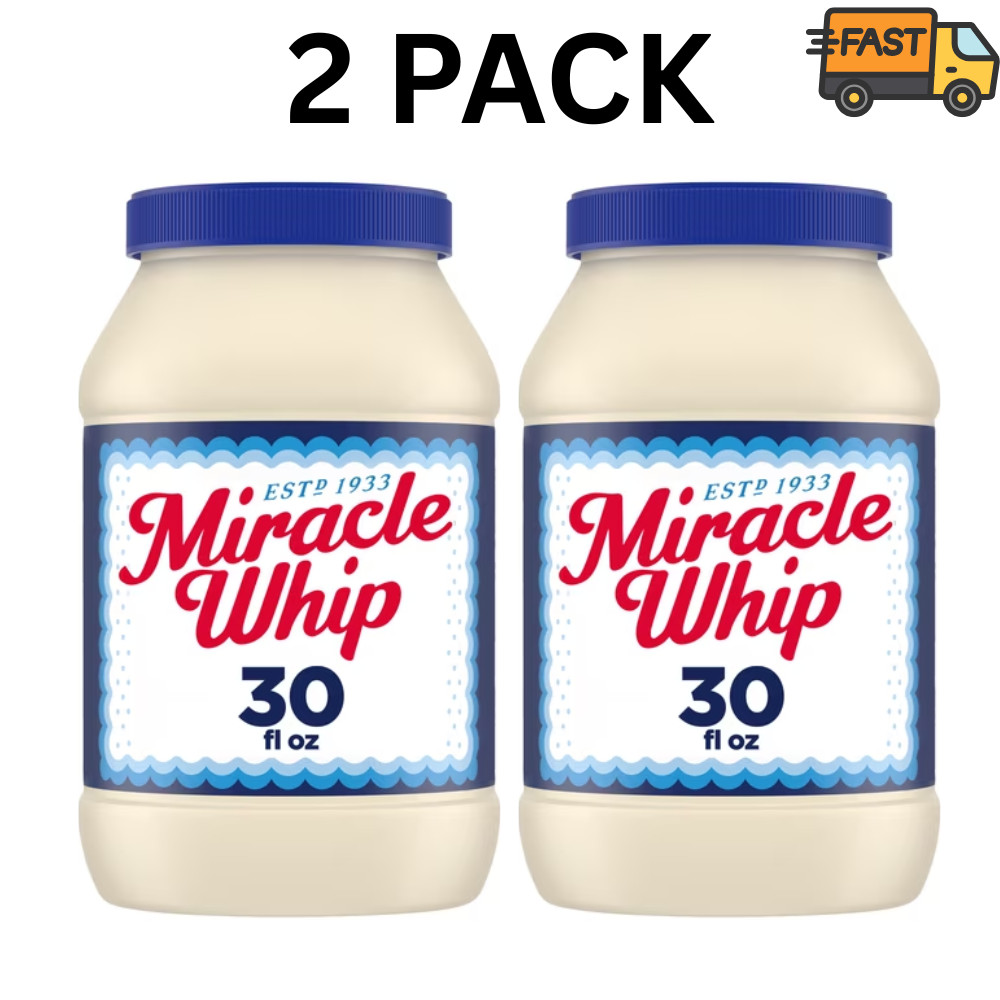 Miracle Whip Mayo-Like Dressing 60 fl oz Jar Keto Low Carb Friendly