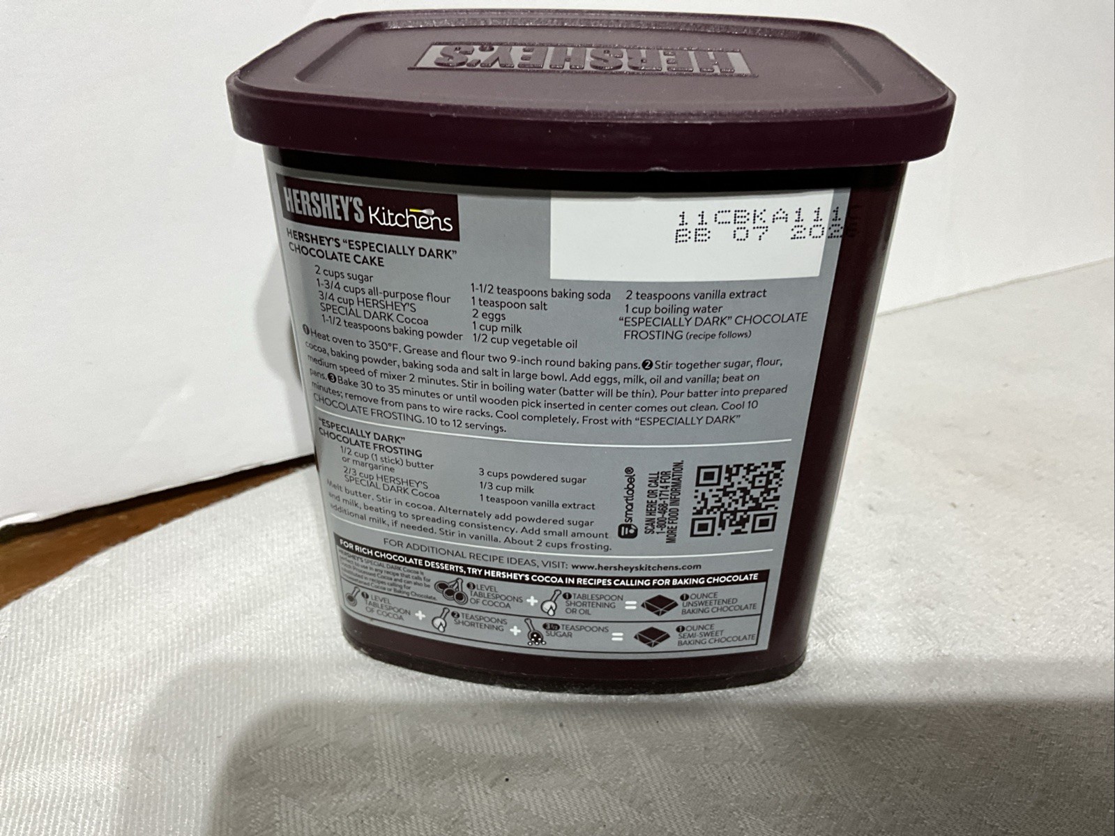 Hershey’s Special Dark Cocoa Powder 100 % Cocoa VHTF