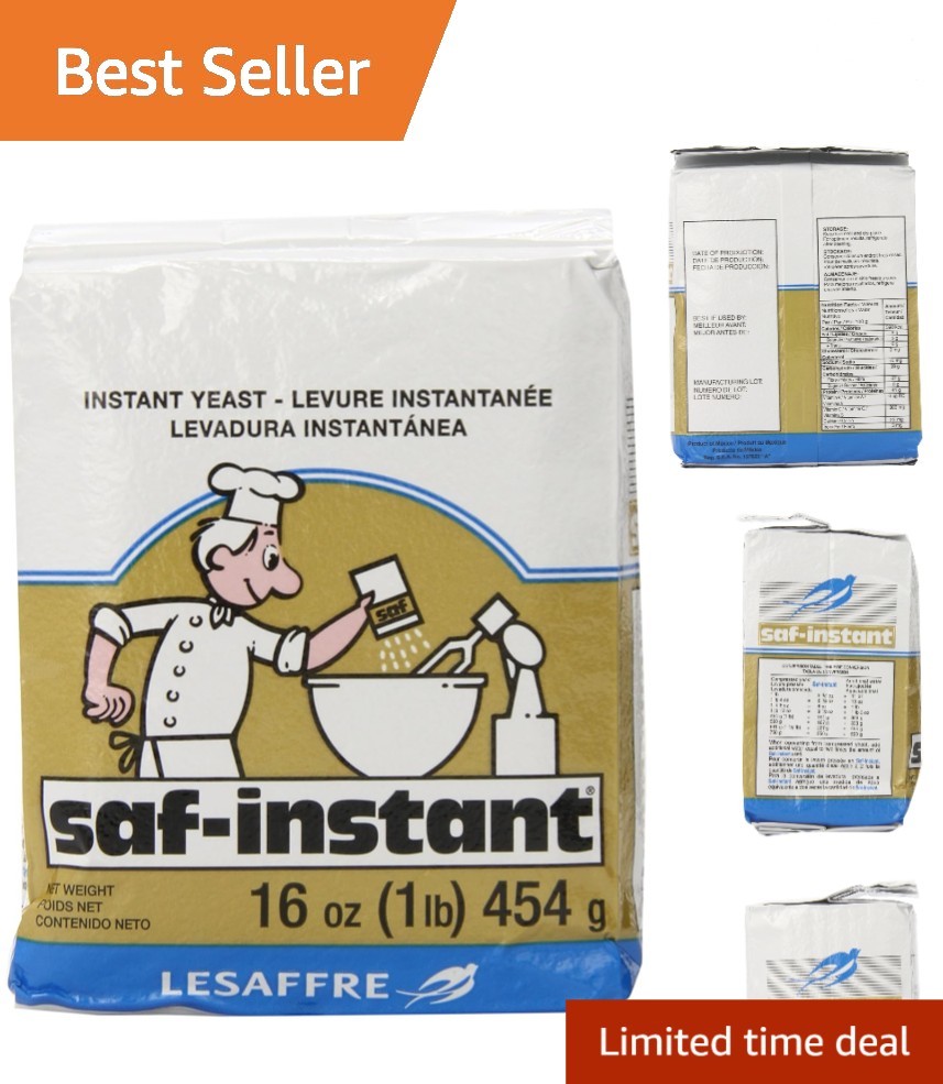 Saf-Instant Gold Instant Yeast, 1 Pound – Gluten-Free Baking Made Easy