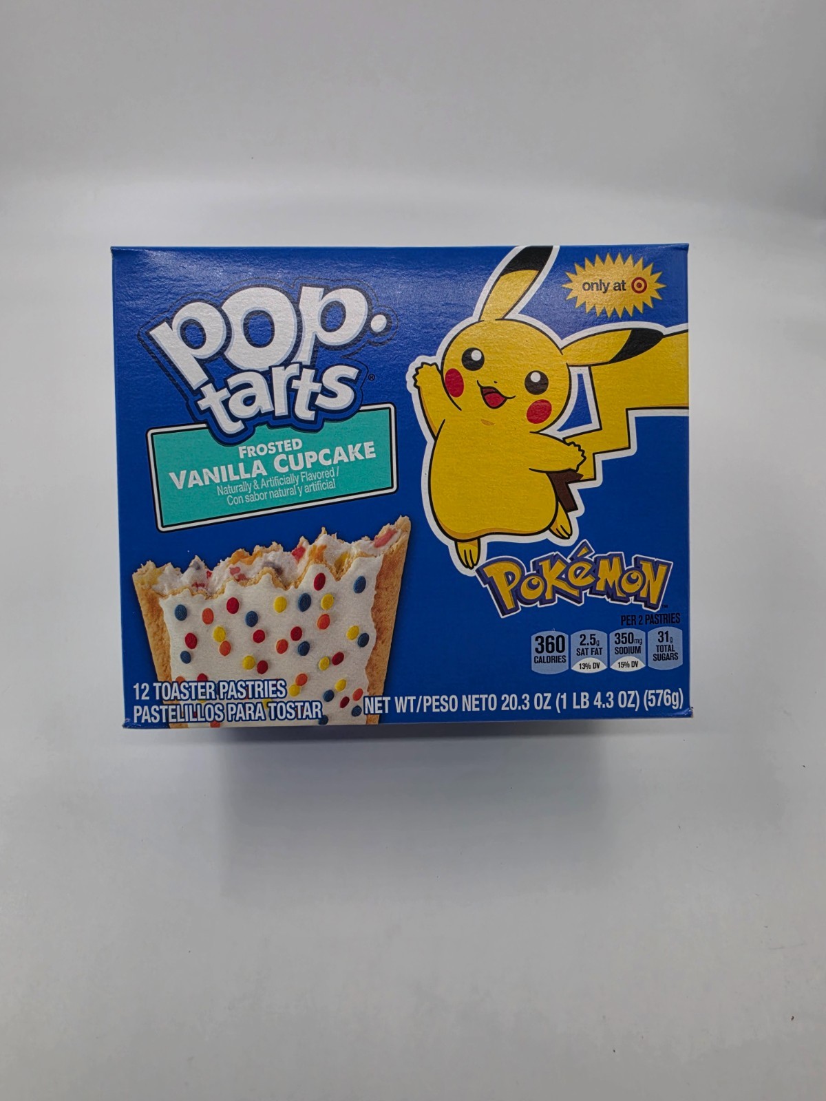 Pokemon Pop-Tarts Target Exclusive Frosted Vanilla Cupcake 30th Anniversary NEW