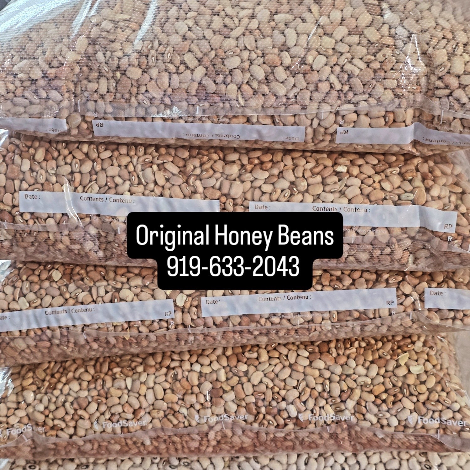 Honey (Oloyin) Beans -10lbs. Hand Picked & Ready To Cook. 10lb