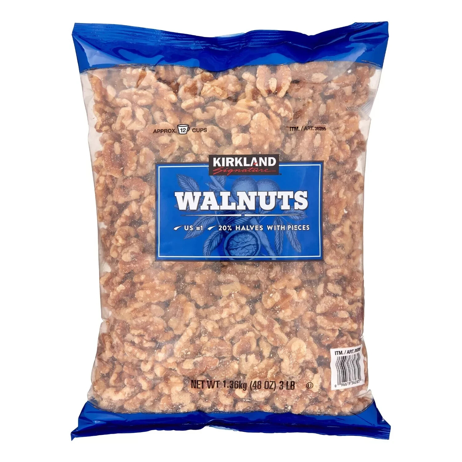Kirkland Signature Walnuts 48oz Pack US 3 LB