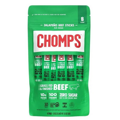 Jalapeno Beef Sticks 9.2 Oz(Case Of 8) By Chomps
