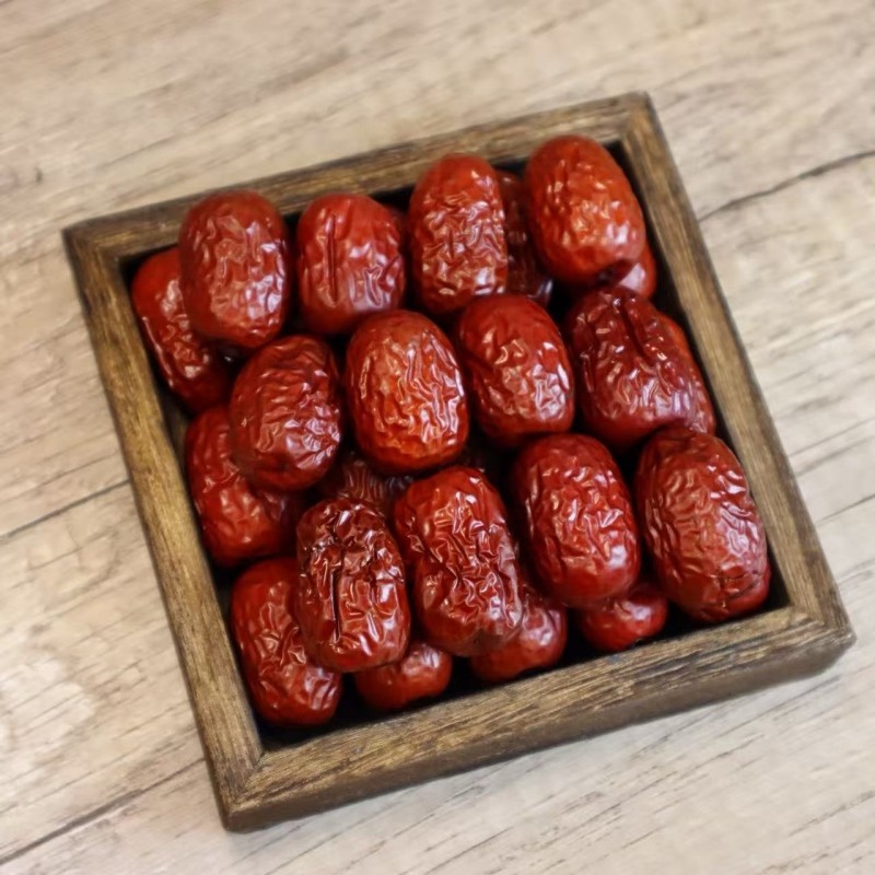 Dried Chinese jujube, 450g Chinese red dates super food snack, Vegan 九龍堂 红枣 枣