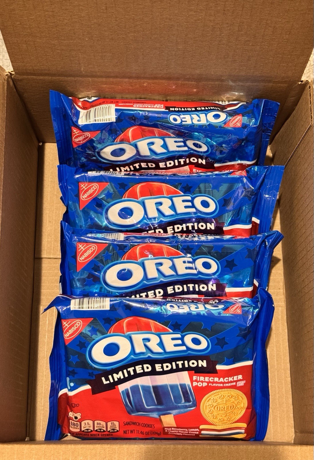 Oreo Limited Edition Firecracker Pop (4 Sealed Packs)