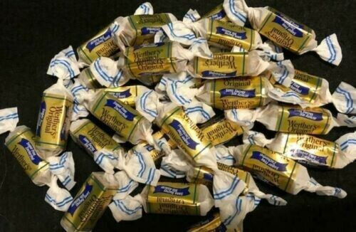 STORCK Werther’s **SUGAR FREE** Original CHEWY Caramels {2 POUNDS BULK CANDY)