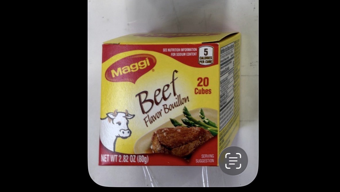 Maggi Beef Flavor Bouillon Cubes – 20 Cubes