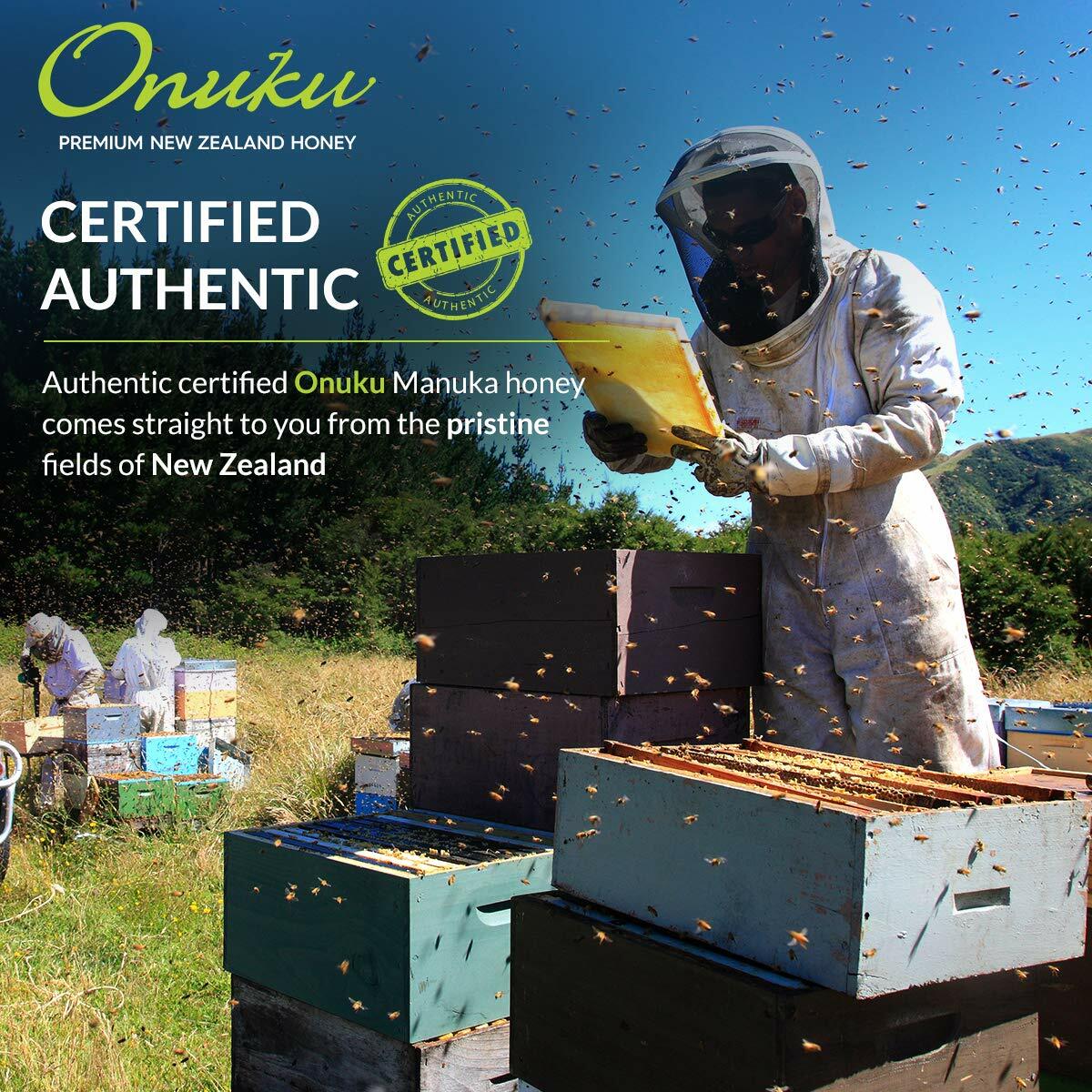Onuku Manuka Honey Certified UMF 5+ (MGO 85+), New Zealand, 500g (17.64z)
