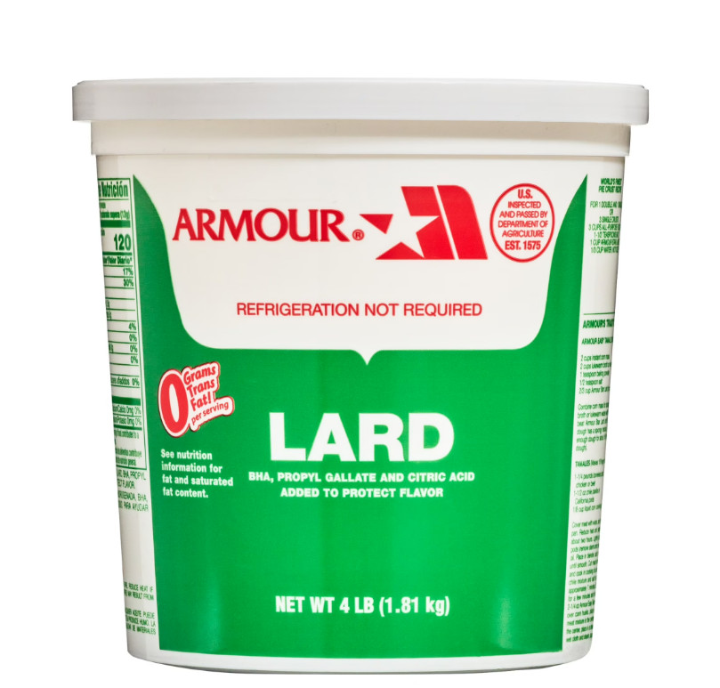 4 lb Lard Tub, Cooking & Baking Essential Fat