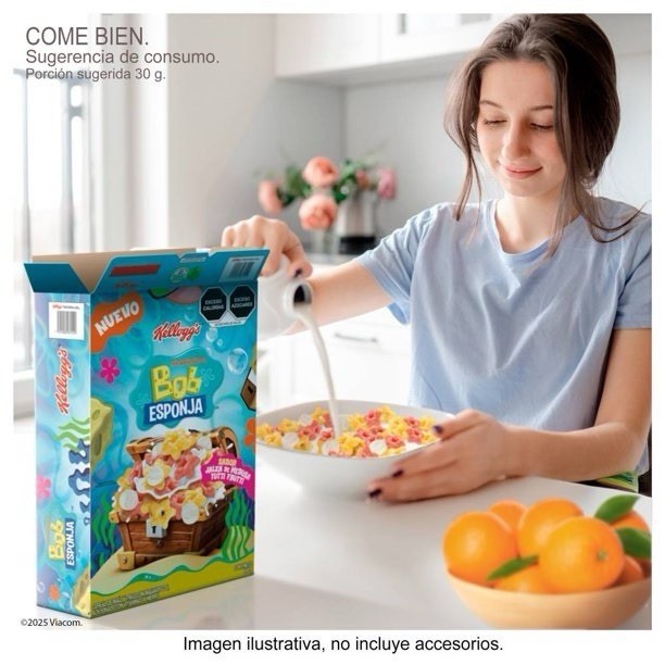CEREAL KELLOGG’S 🇲🇽 BOB ESPONJA – SPECIAL EDITION SPONGE BOB (24oz)