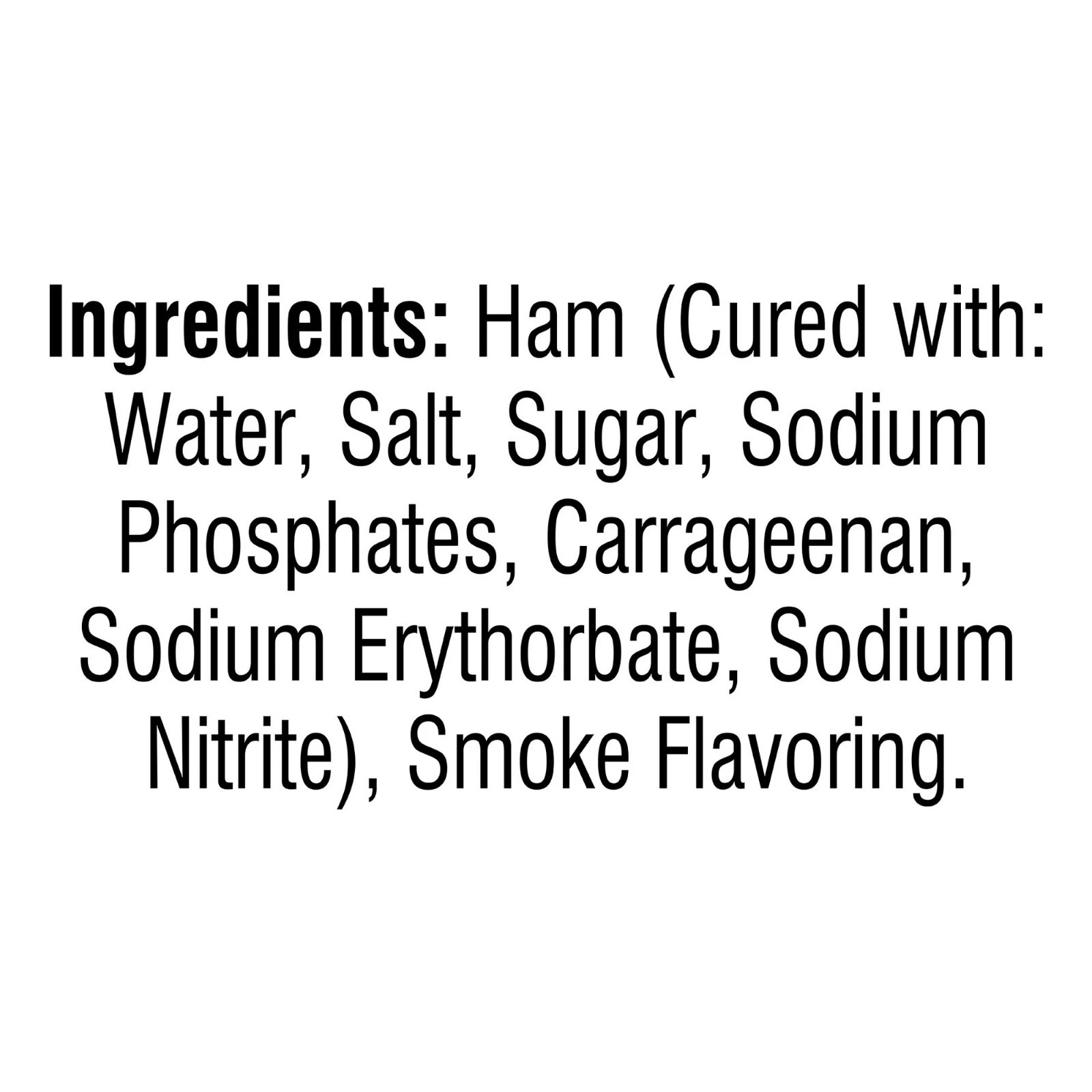 (4 Pack) Bristol Smoke flavor Cooked Ham, high Protein, 16 Oz aluminum can