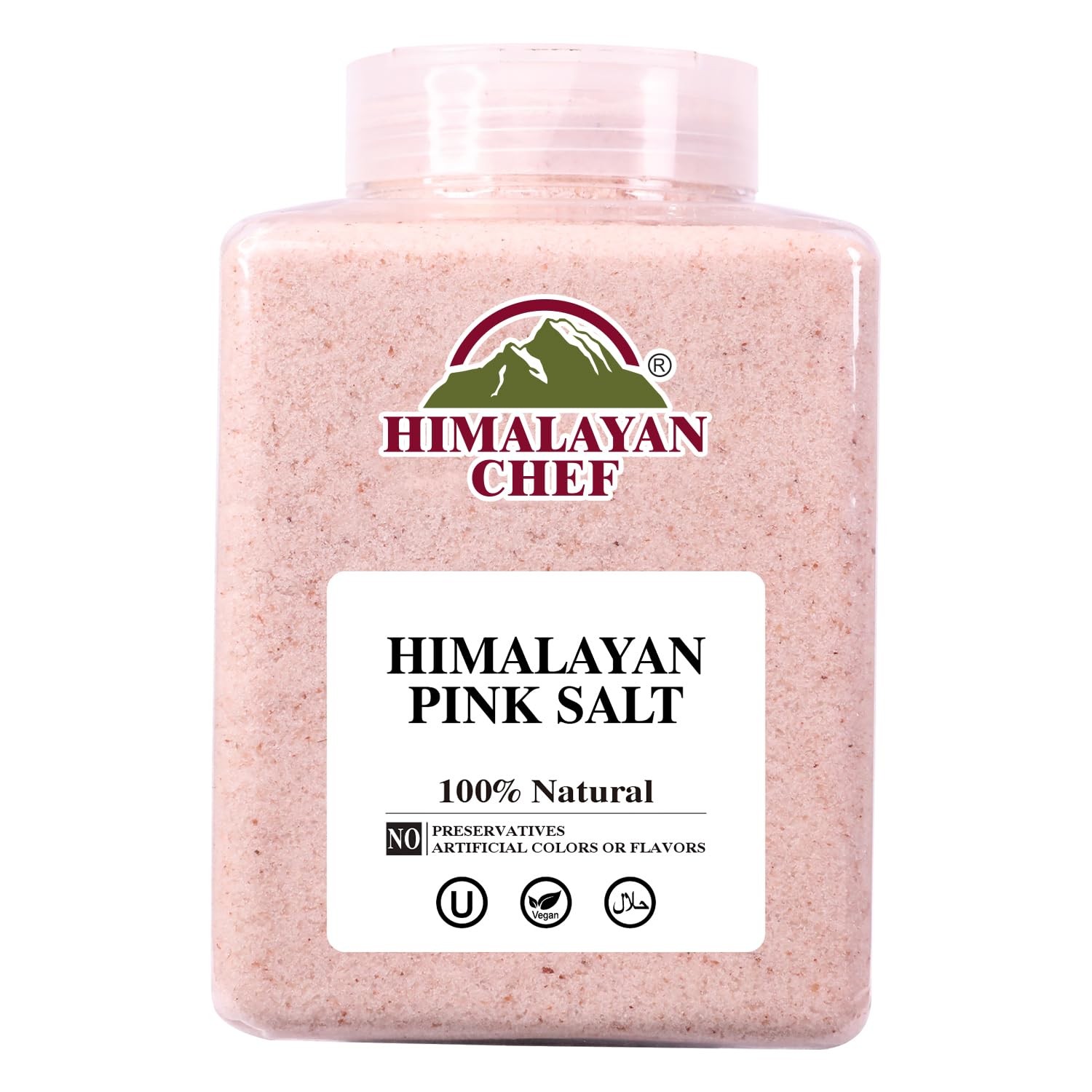 Himalayan Chef Cooking Pink Salt, Salt 80 Ounce (Pack of 1)