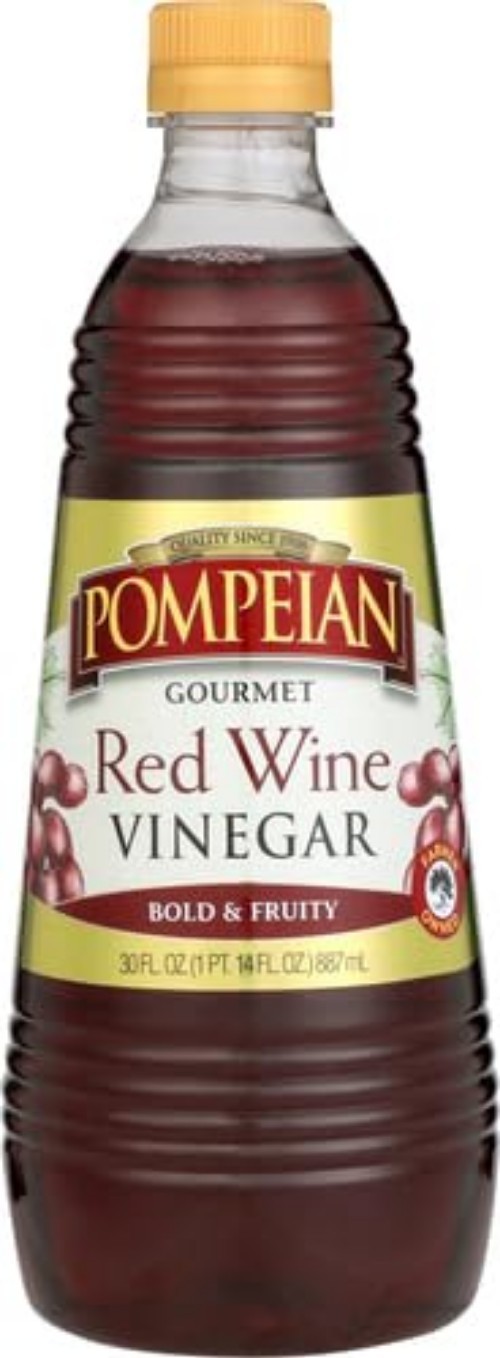Handcrafted Red Wine Vinegar – 30 Fl Oz – Gluten-Free Flavor Enhancer (2 Pack)
