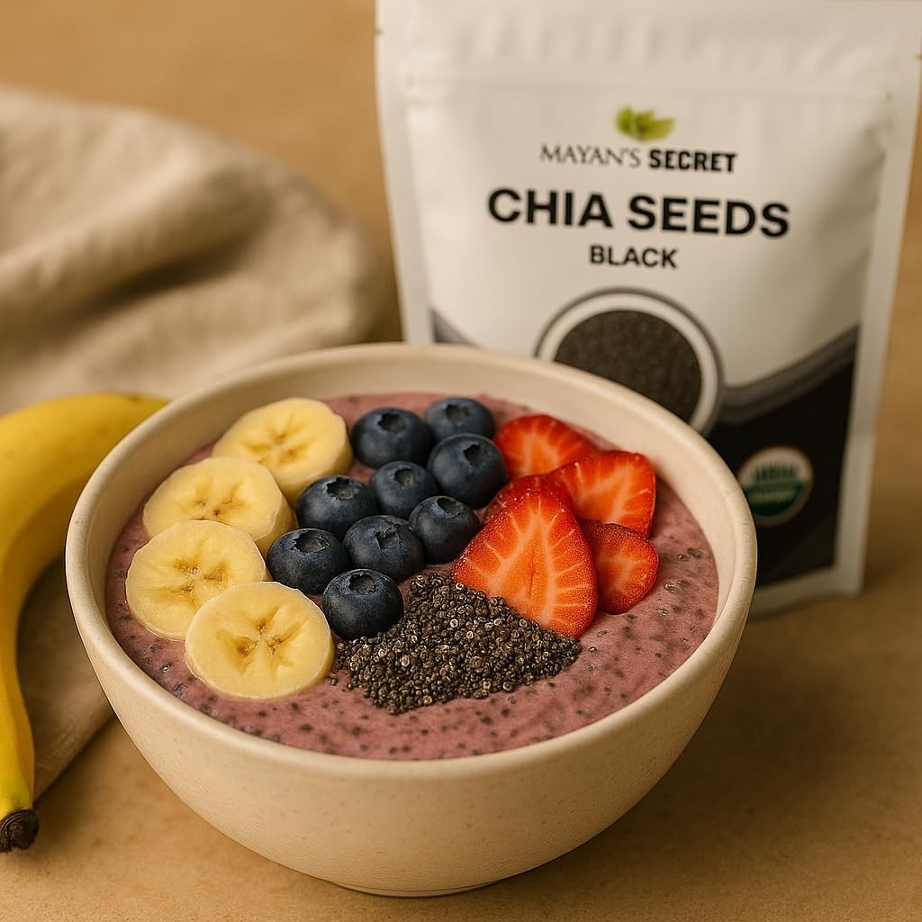 100% All Natural Grown Organiclly PREMIUM RAW Black Sesame Seeds 2lbs