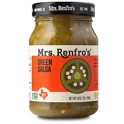 Mrs. Renfro’s Hot Green Jalapeno Salsa, 16 Ounce