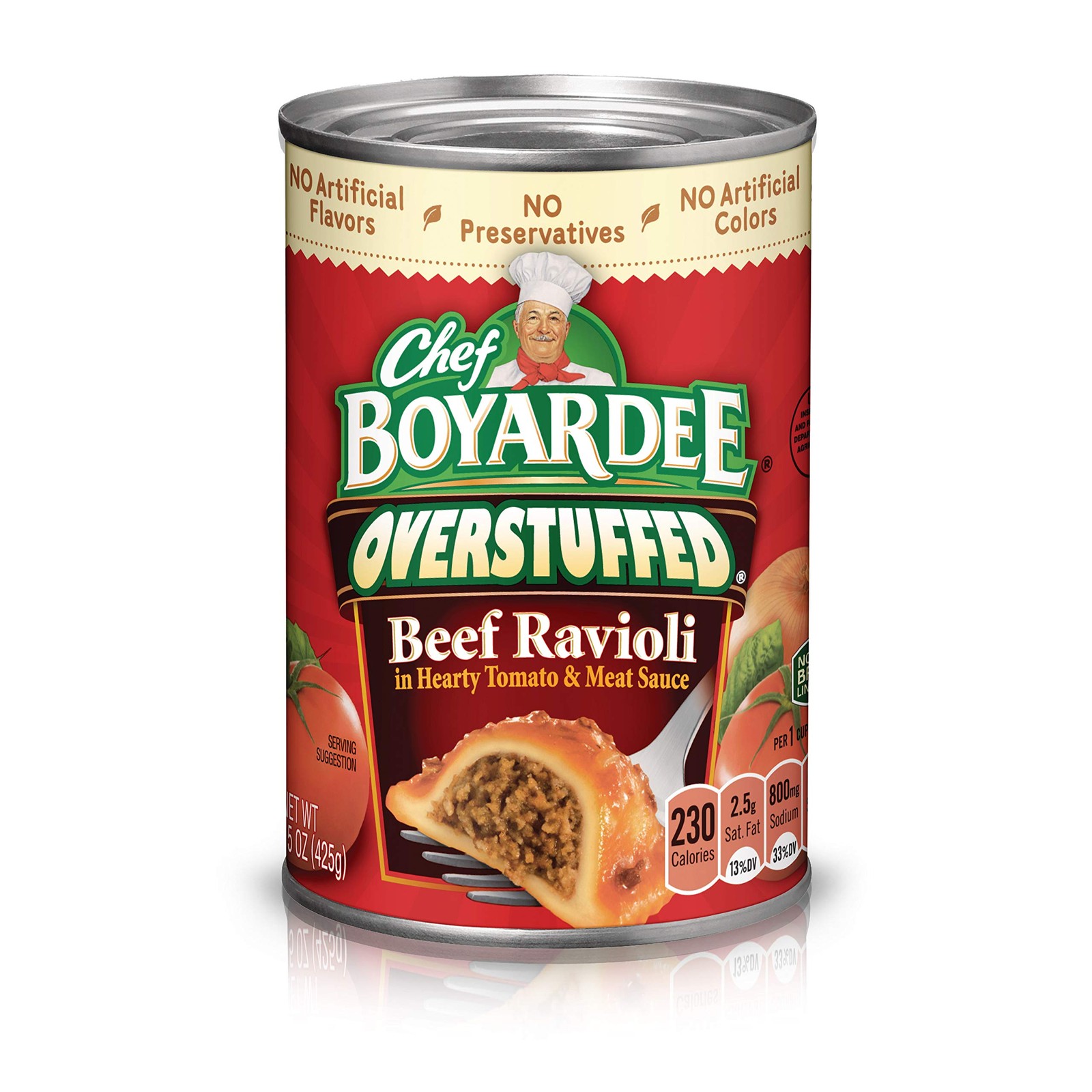 Chef Boyardee Overstuffed Beef Ravioli, 15 oz, 12 Pack 15 Ounce (Pack of 12)