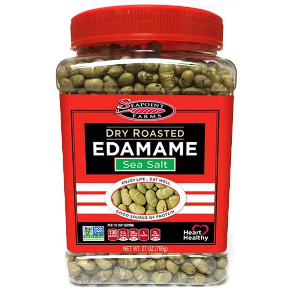 Dry Roasted Edamame, Sea Salt, Vegan, Gluten-Free, Kosher, and Non-GMO, Crunc…