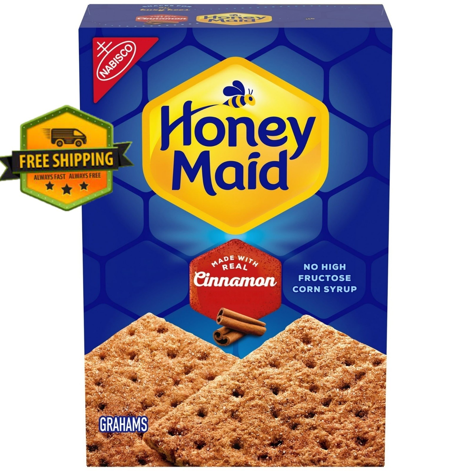 HONEY MAID Cinnamon Graham Crackers – 14.4 oz Lunch Snack Pack