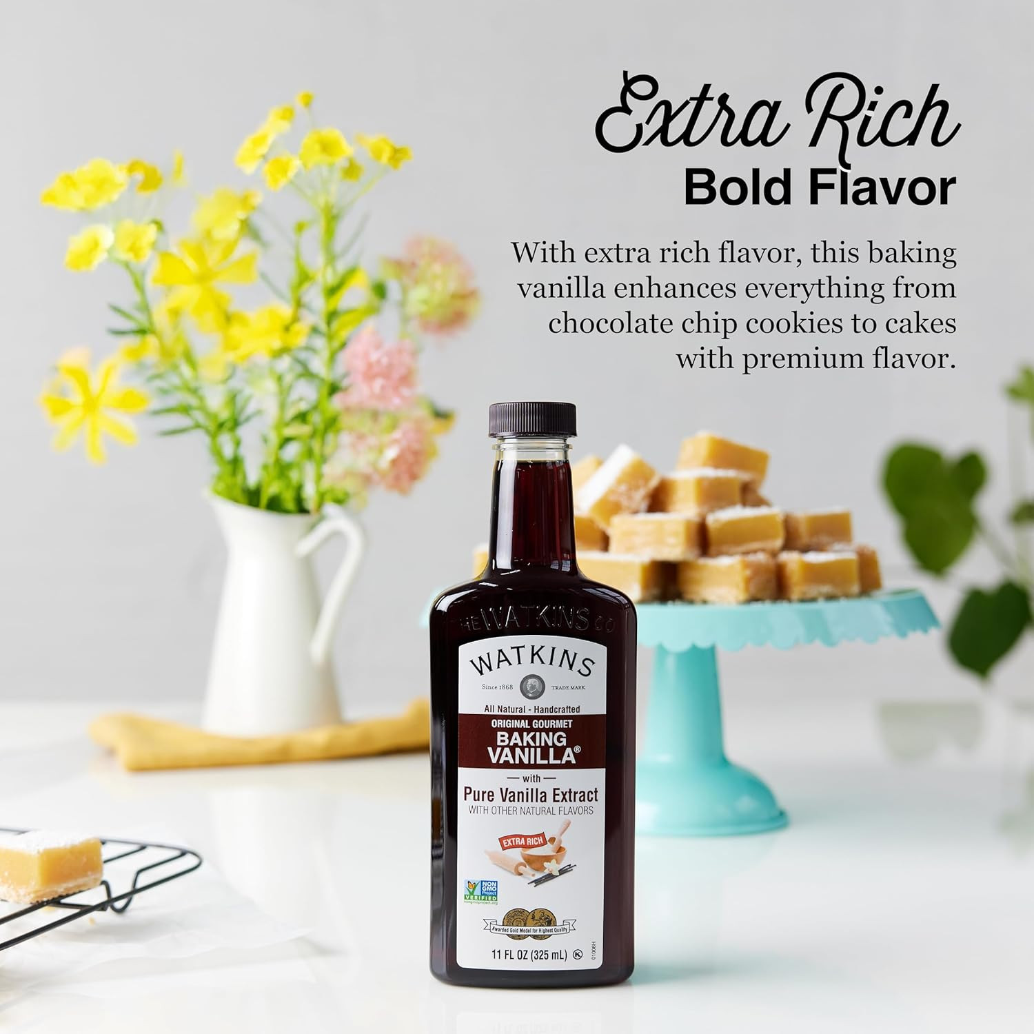 All Natural Original Gourmet Baking Vanilla, with Pure Vanilla Extract, 11 Fl Oz