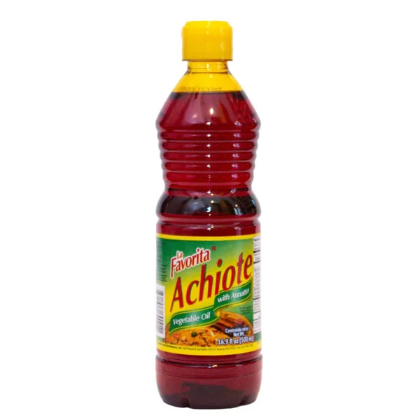La – Favorita – AchIote – Vegetal Oil – With – Annatto . 500. ml. Pack X 2