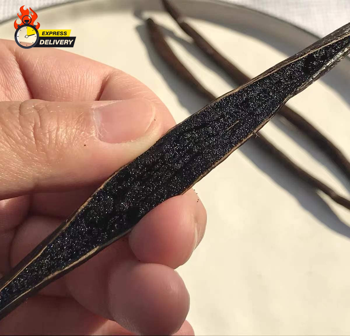 12 Split Madagascar Vanilla Beans Grade B for Vanilla Extract Vanilla Powder Mak