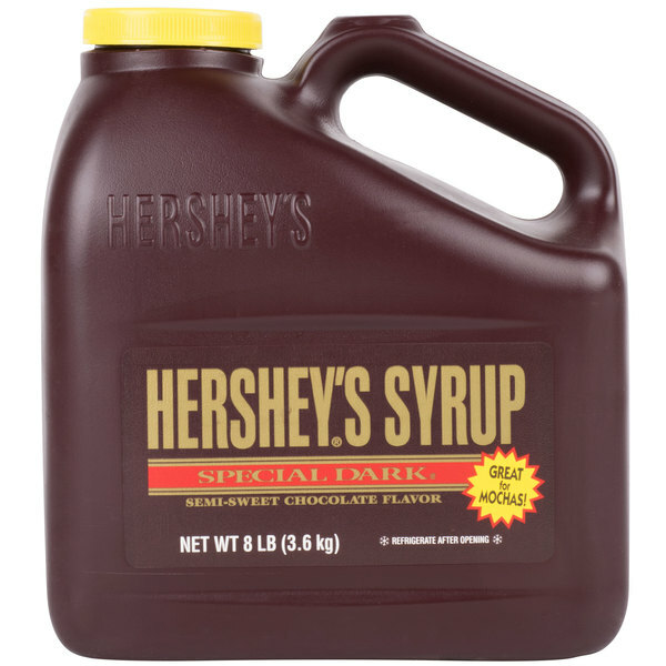 HERSHEY’S 8 lb. Special Dark Chocolate Syrup Jug