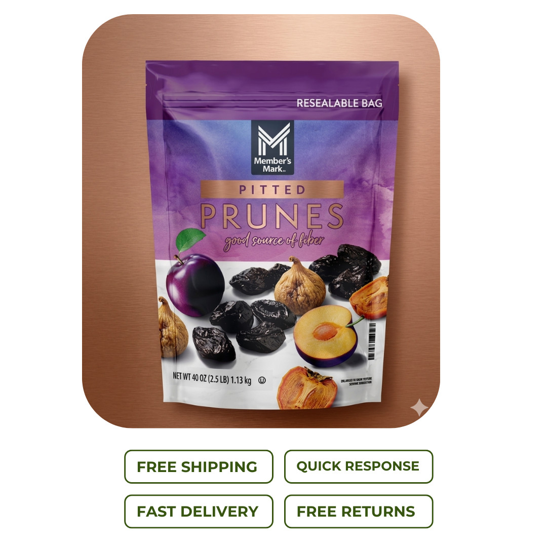 Member’s Mark Dried Pitted Prunes 40 oz Free Shipping