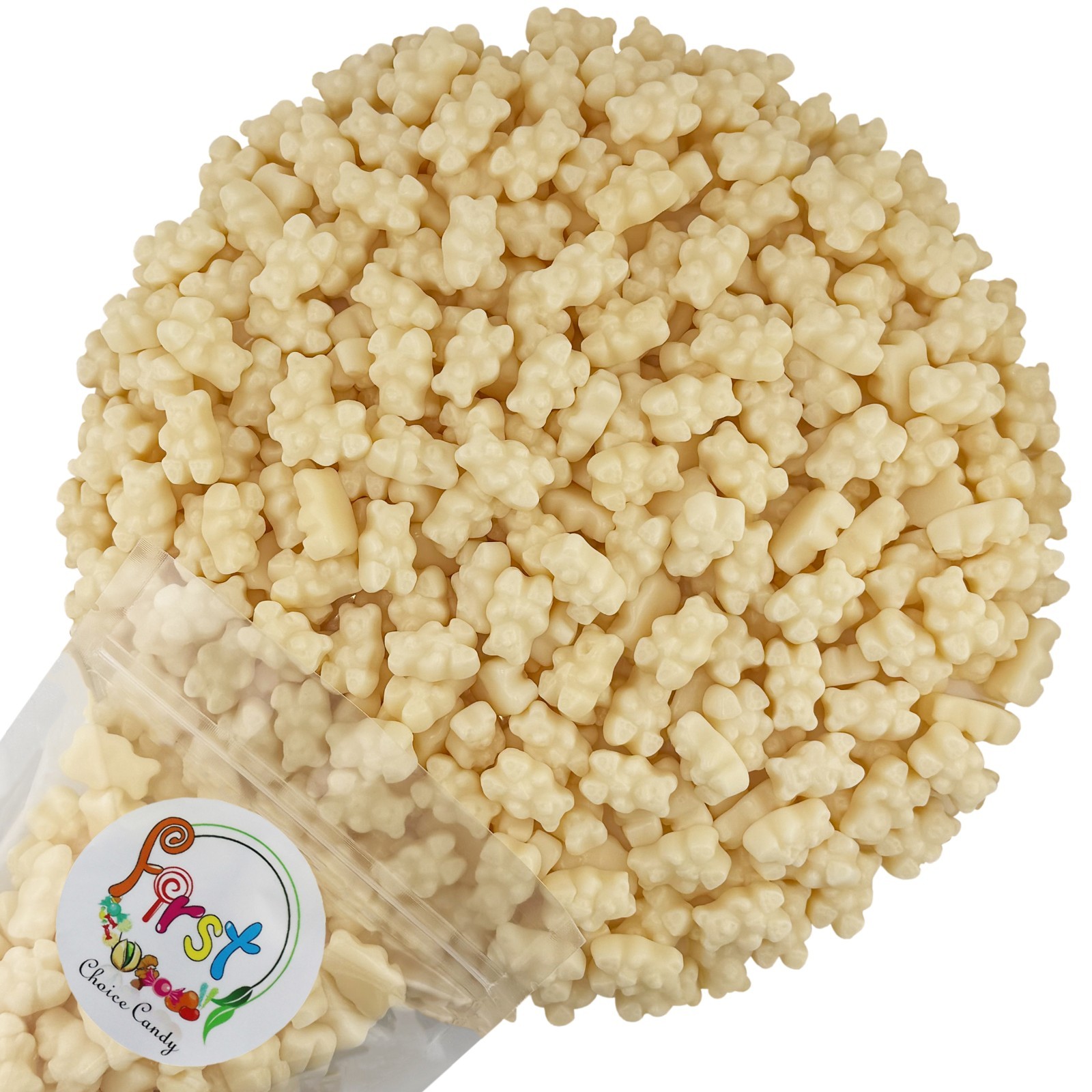FirstChoiceCandy Gummy Sweet Bears (White Strawberry-Banana )