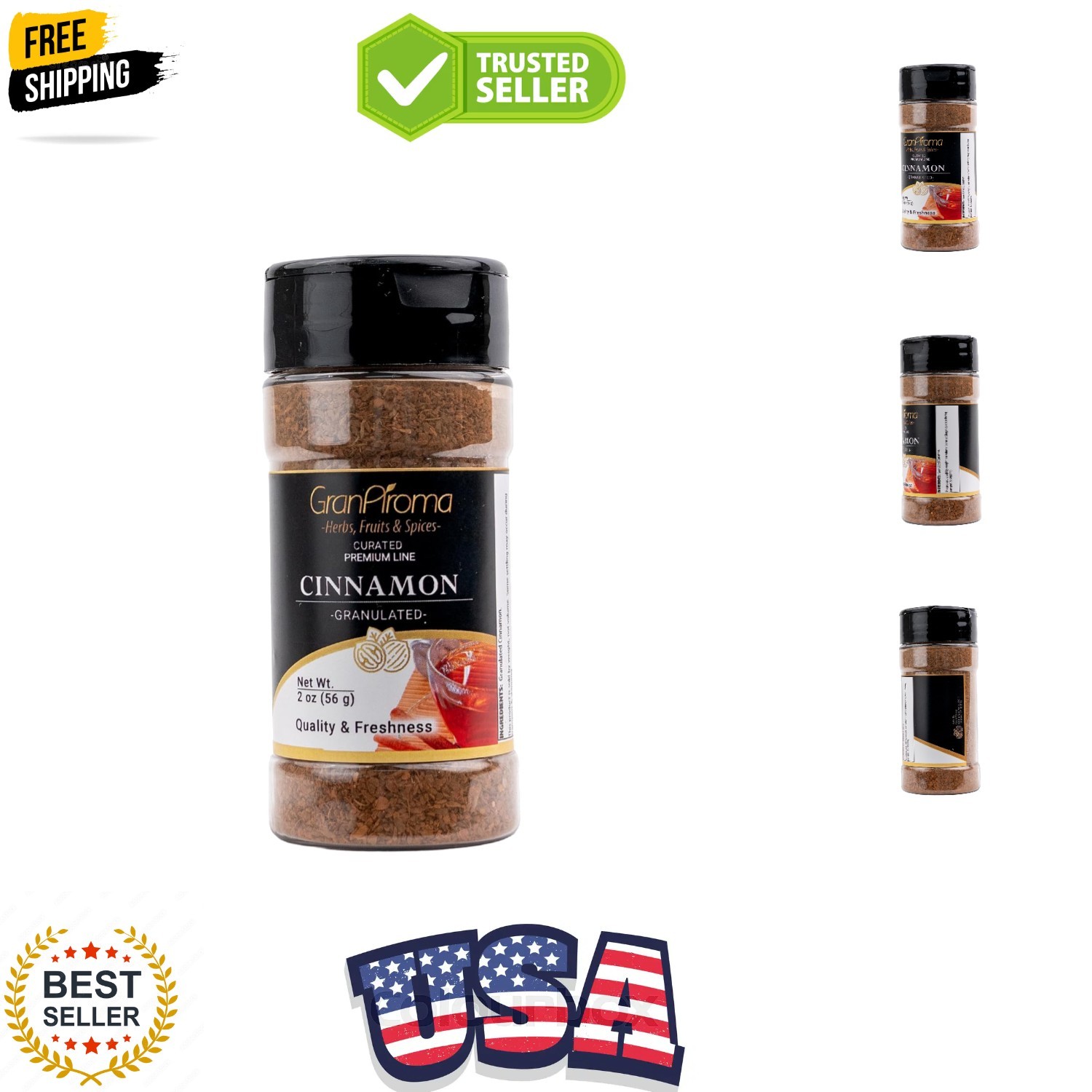 Granulated Cinnamon, Perfect for Baking, Cooking, Beverages, Smoothies, and D…