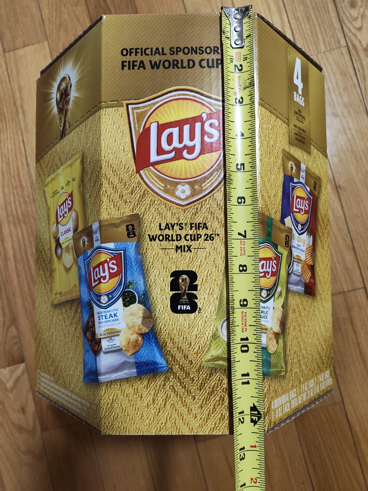 Lay’s FIFA World Cup 2026 Mix Messi Limited Edition Box – Empty Box