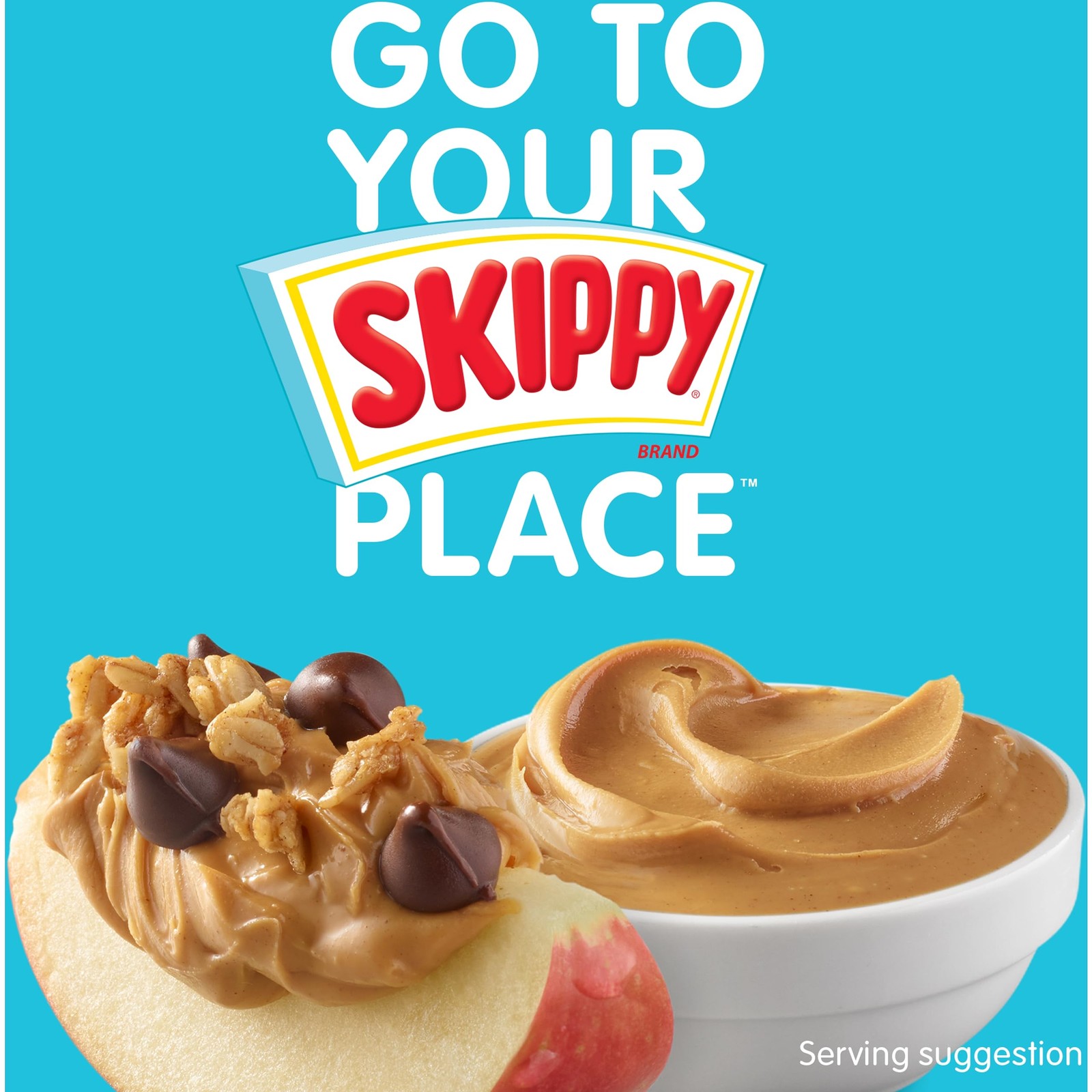 SKIPPY Natural Peanut Butter Creamy Spread, Gluten Free, 26.5 oz Jar