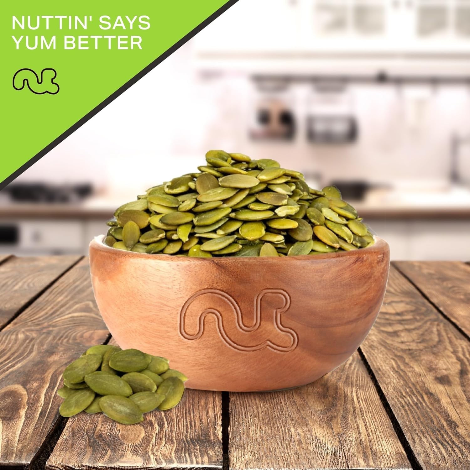 – Raw Pumpkin Seeds Pepitas, Unsalted, Shelled, (8Oz – 1 Pack) Bulk Nuts Packed