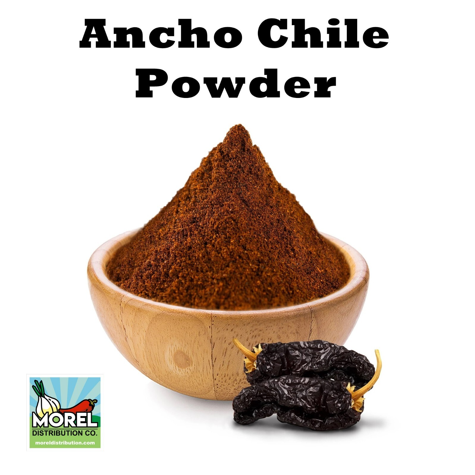 Ancho Chile Powder, Ancho Chili Ground 4 oz, 1 lb, 2 lbs, 5 lbs, and 10 lbs.