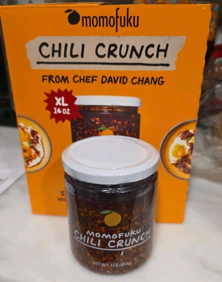 Momofuku Chili Crunch by David Chang, 16 oz – Chili Oil w/ Crunchy Garlic