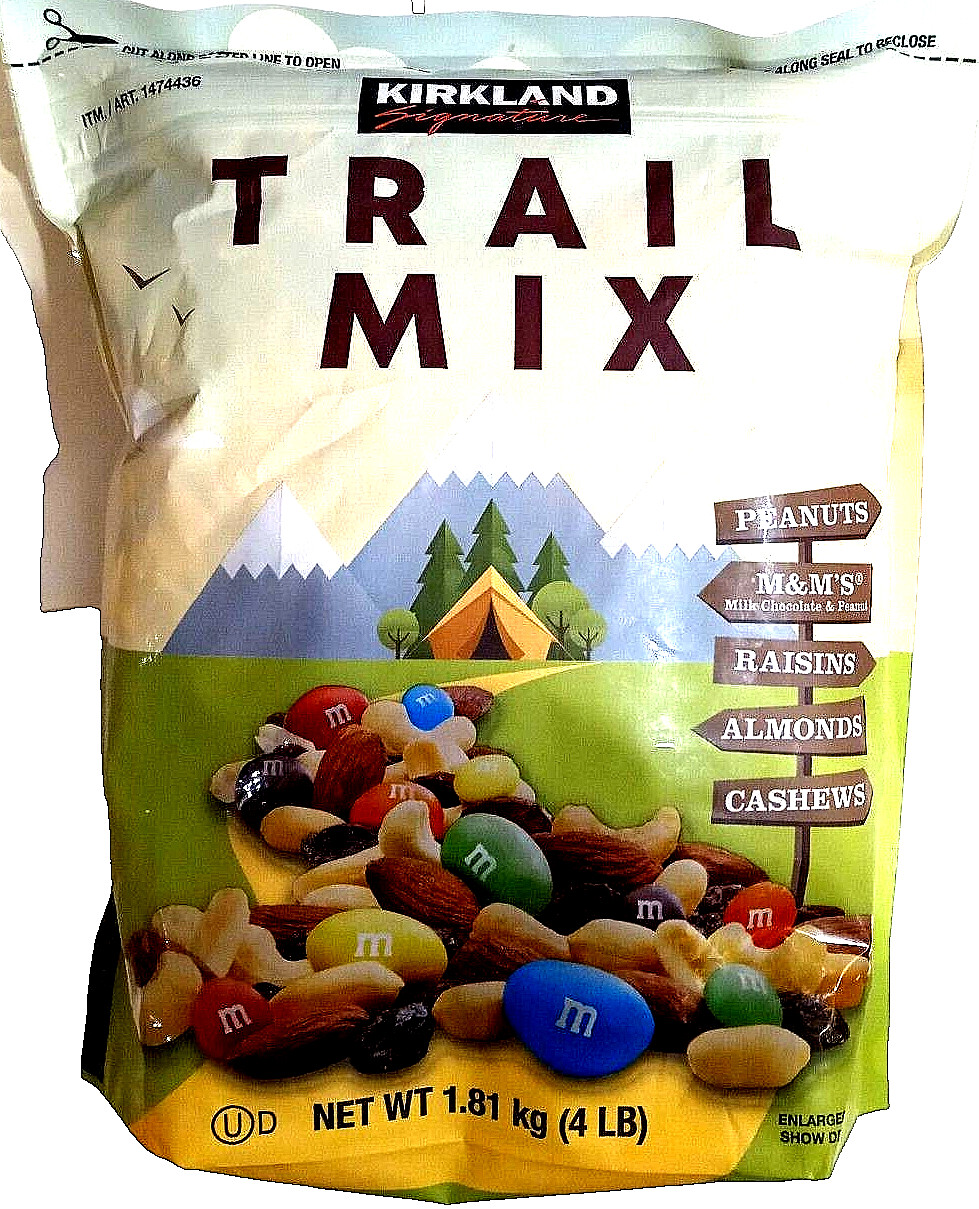 Kirkland Signature Trail Mix 4 lb (1.81 kg) EXP 05/2024