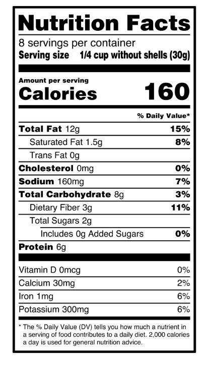 Great Value Roasted & Salted Pistachios, 16 oz Resealable Bag Free Shipping