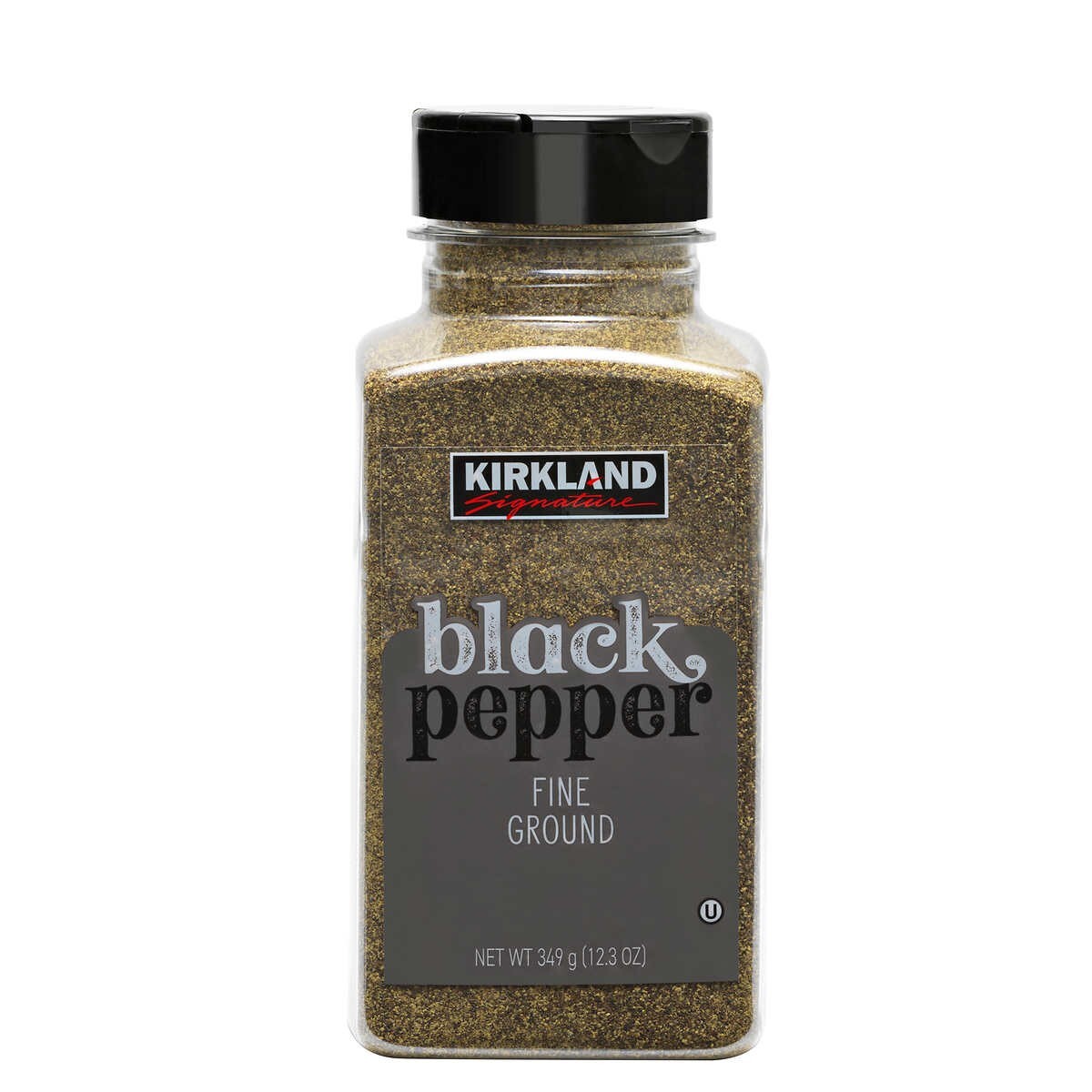 2 Jars Kirkland Signature Fine Ground Black Pepper 12.3 oz x 2 24.6 oz Total