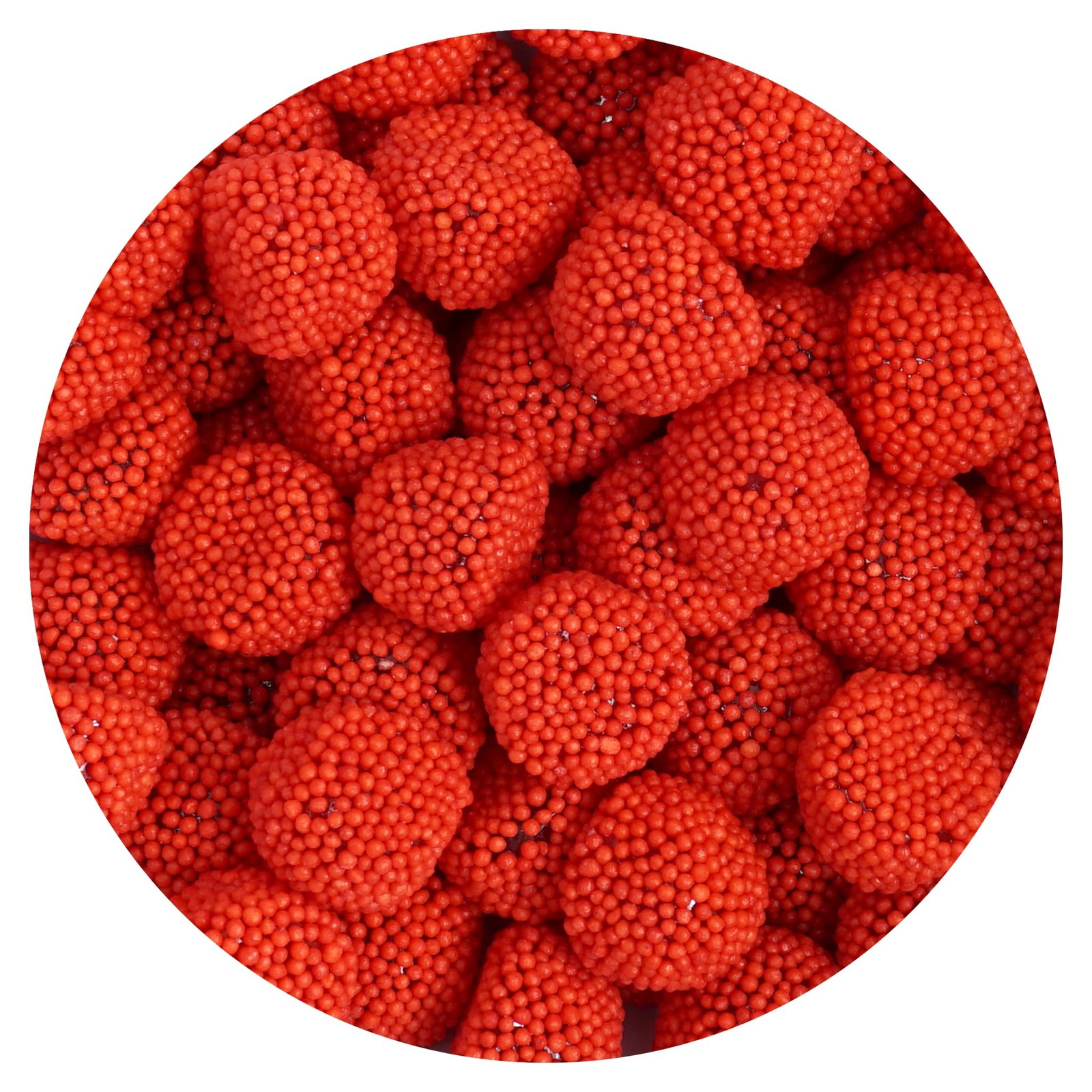 Red Berries With Nonpareils, Berry Flavor, Candy 1 Pound,