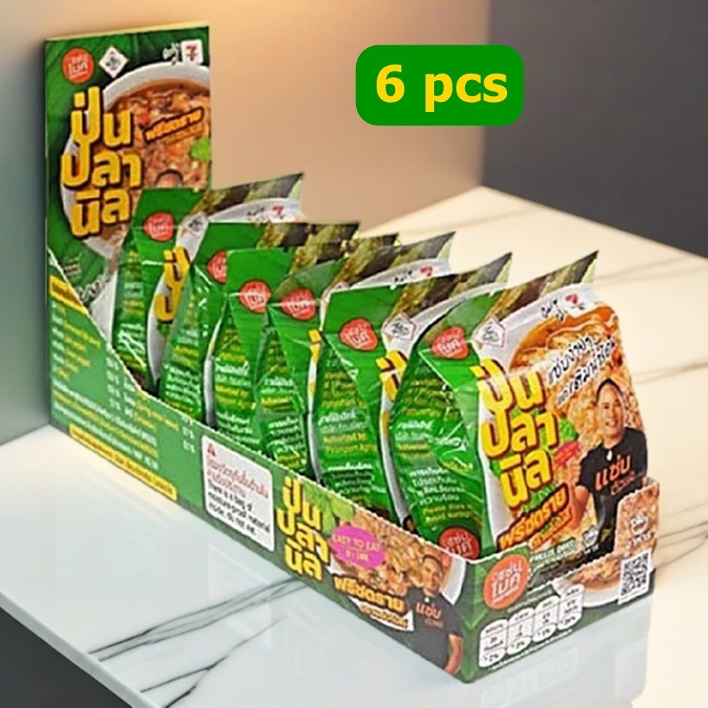 Thai Freeze Dried Tilapia Spicy Fish Dip Snack Ready To Eat Food Camping 18g x 6