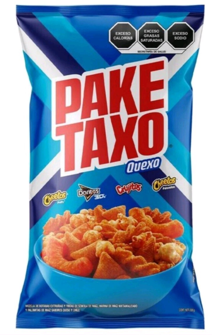 8X PAKE TAXO QUEXO SABRITAS CHIPS – 8 BAGS OF 41g EACH- FREE SHIPPING
