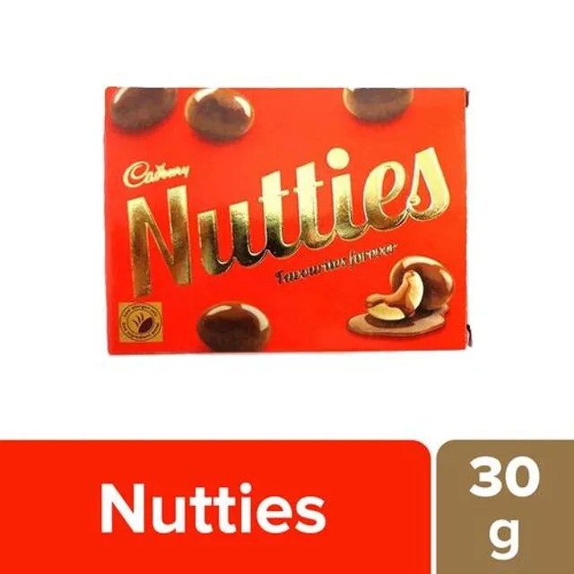 Cadbury Nutties Chocolate 30 grams pack Vegetarian (1.05 oz) Chocolates
