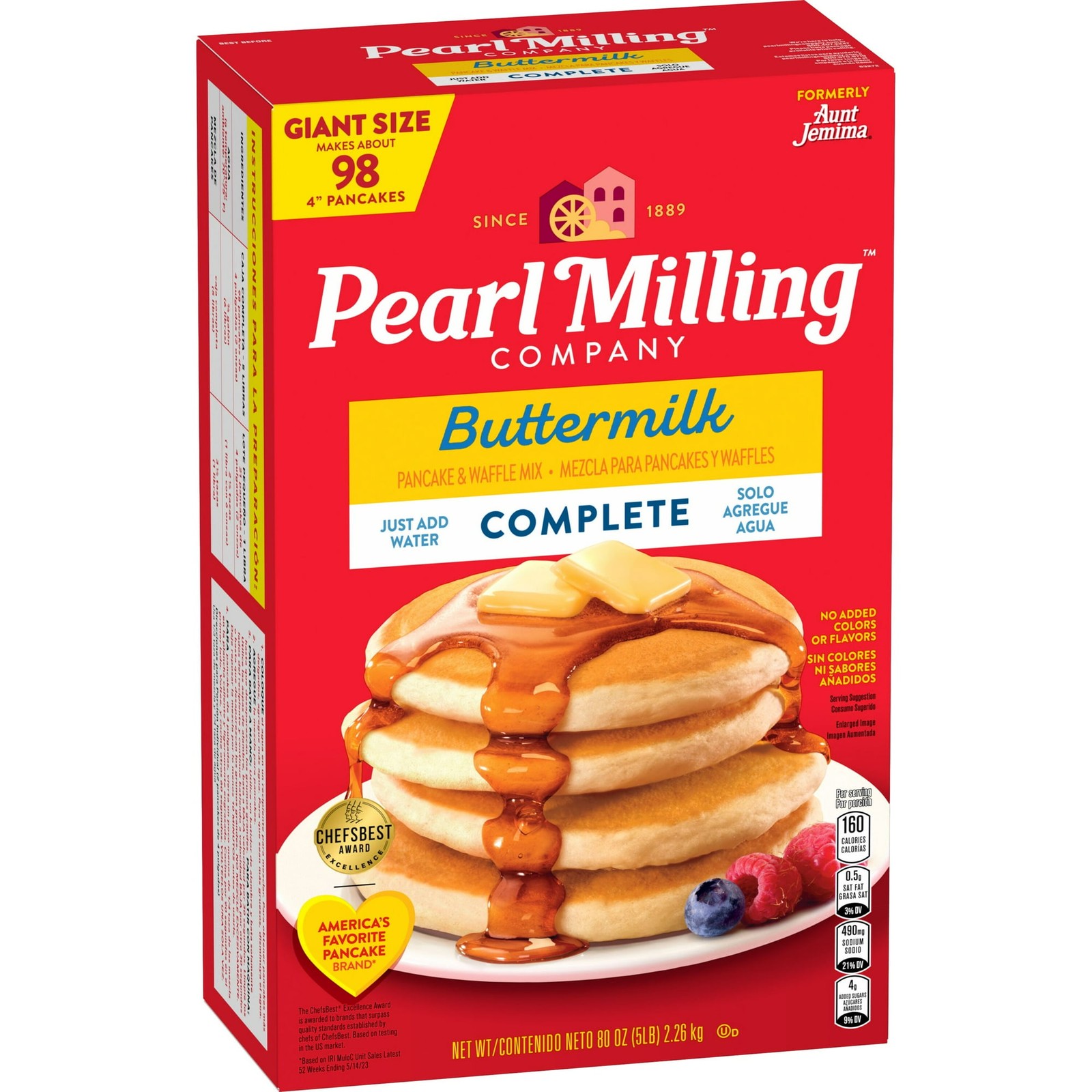 Pearl Milling Company Complete Buttermilk Pancake Mix Buttermilk, 80oz (Packagin
