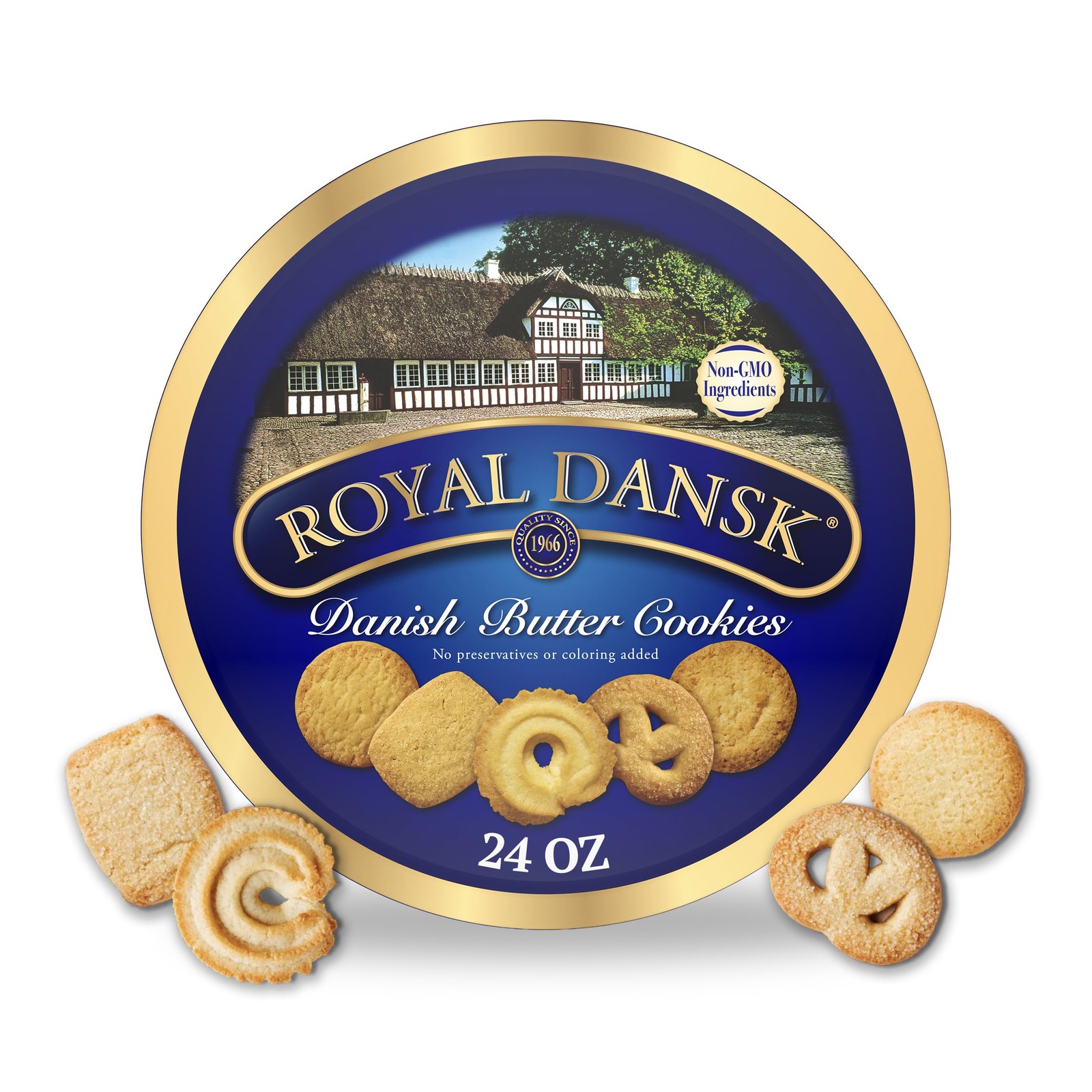 Danish Butter Cookies, Premium Assorted Cookies Made with Real Butter, Great …