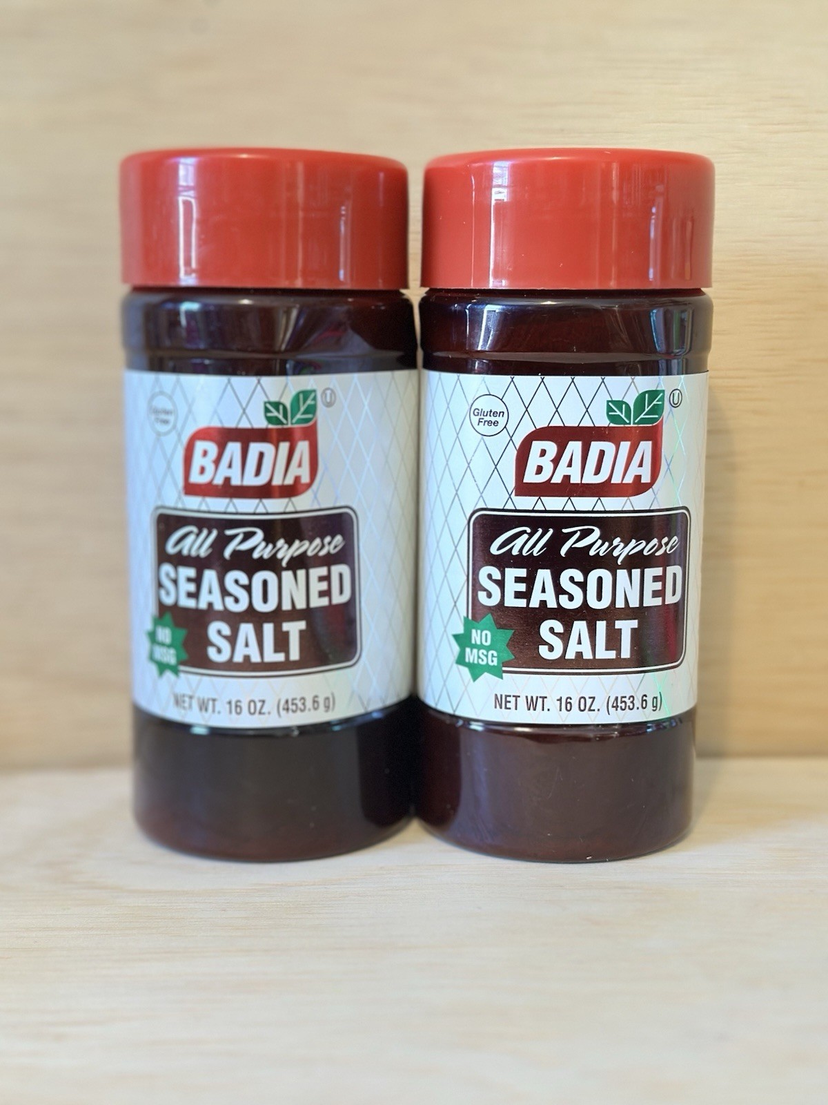 Lot 2-Badia All Purpose Seasoned Salt- Gluten Free 16 0z Ea Exp 8/28
