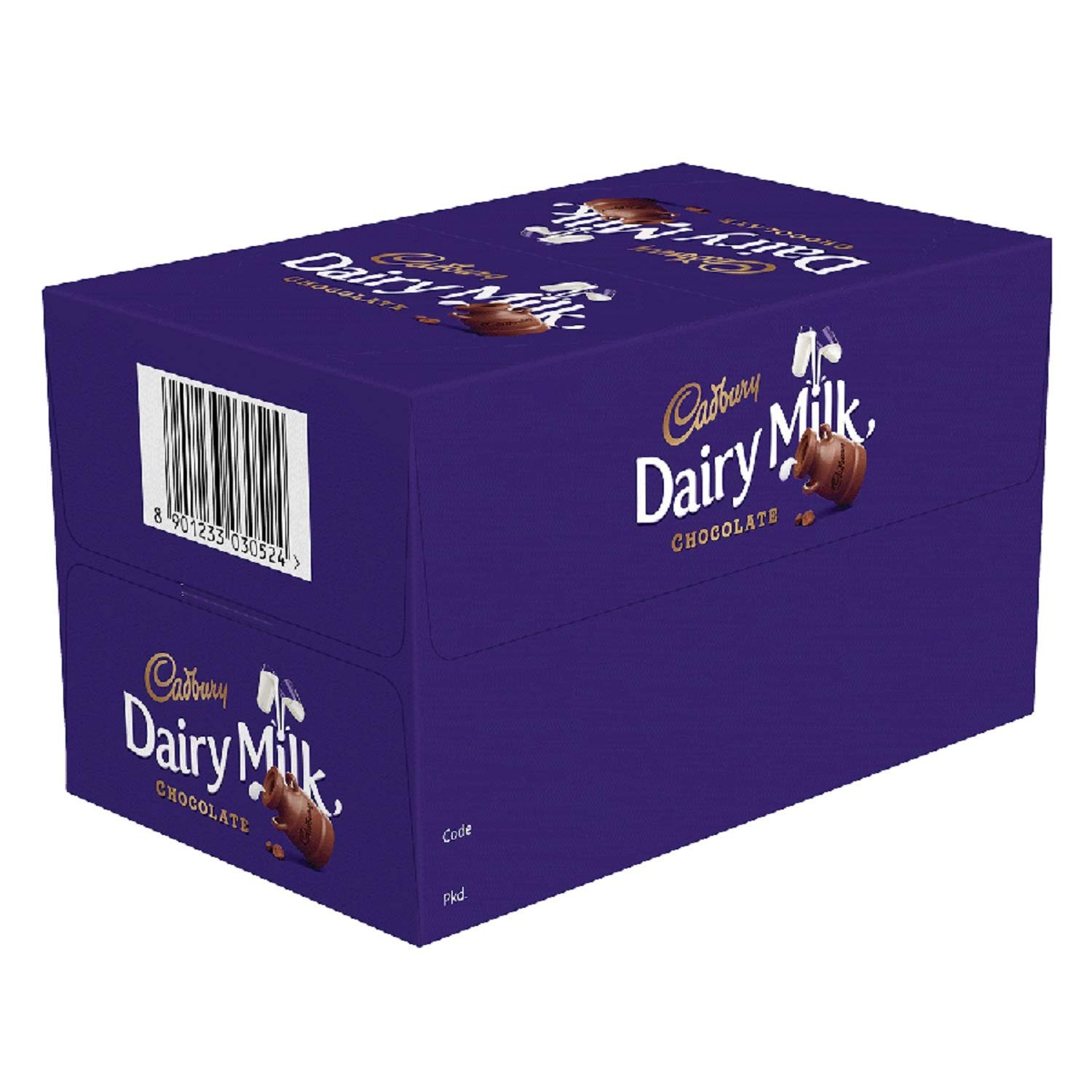 Cadbury Dairy Milk Chocolate, 6.3gram (Pack of 72) f/ship