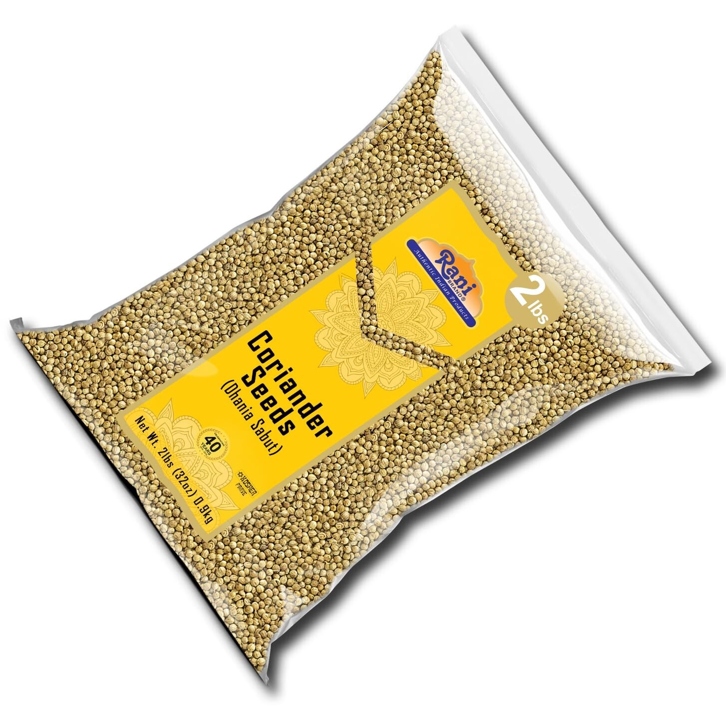 Rani Coriander (Dhania) Seeds Whole, Indian Spice 32oz (2lbs) 907g