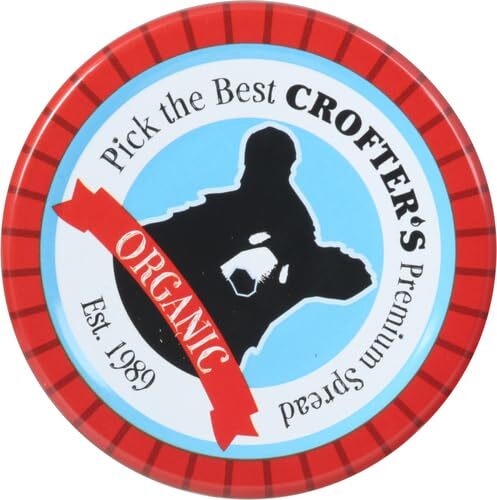 Crofter’s Organic Premium Peach Spread 16.5oz Fair Trade Cane Sugar