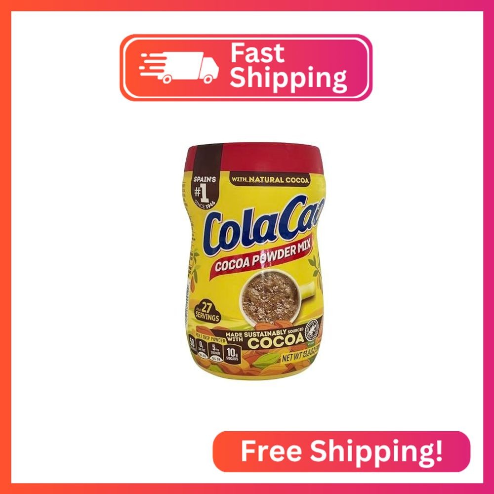 Cola Cao Cocoa Powder Mix 13.8 oz (390 g) per unit 1 PACK. Colacao chocolate dri