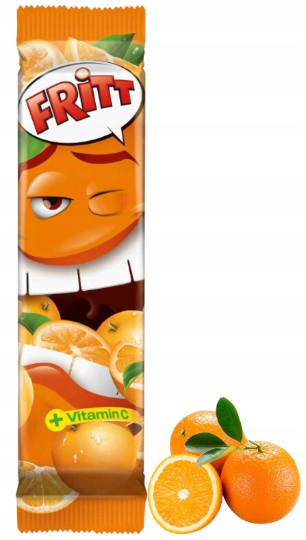 5 x Fritt ORANGE – Dissolvable Chewing Gum 5 x 70g / 2.47oz